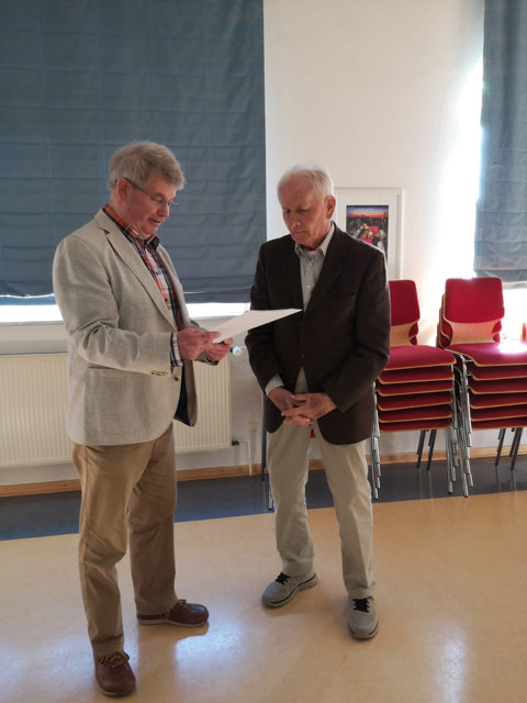 Ehrung Wilfried Dietrich