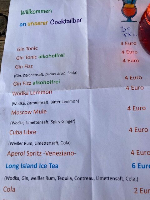Cocktails Naturerlebnisbad